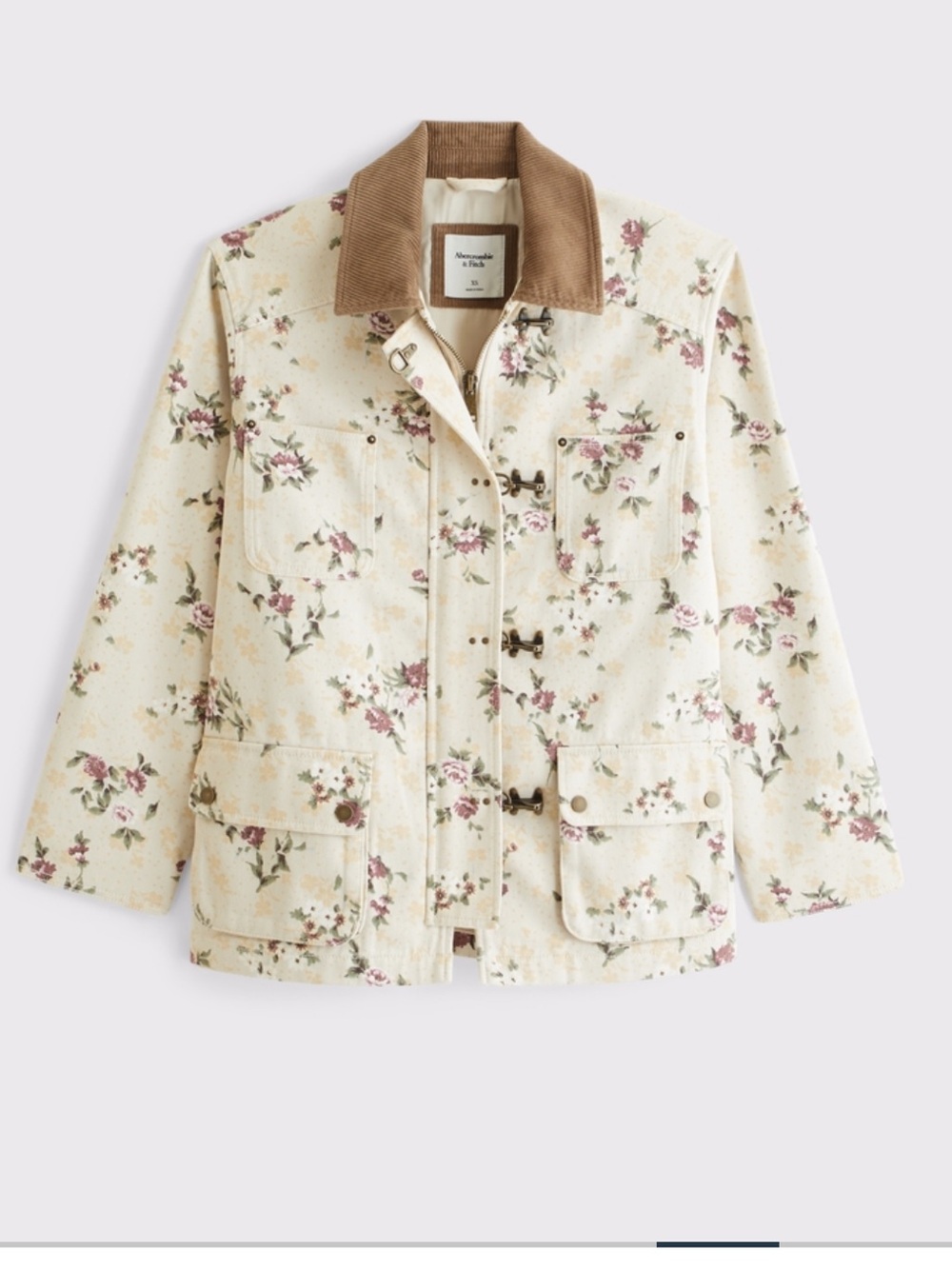 Abercrombie and Fitch Floral barn jacket